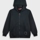 Fleece ζακέτα Energiers Basic Line με κουκούλα | ΜΑΥΡΟ Fleece ζακέτα Energiers Basic Line με κουκούλα | ΜΑΥΡΟ