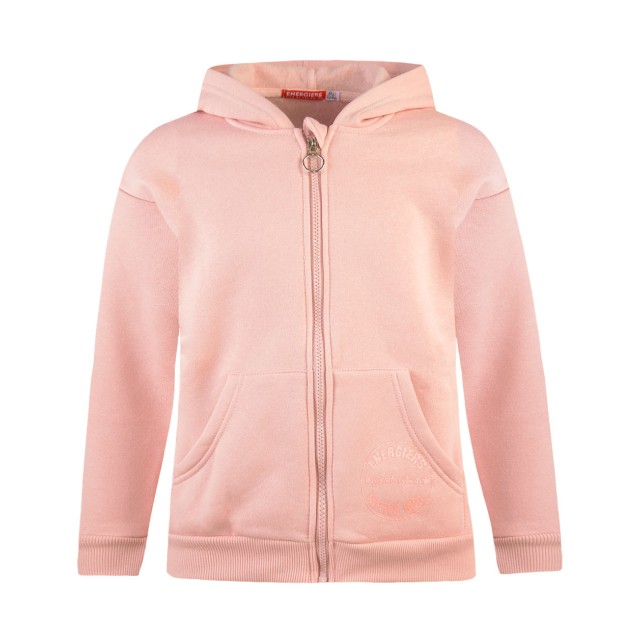 Fleece ζακέτα Energiers Basic Line με κουκούλα | ΡΟΖ Fleece ζακέτα Energiers Basic Line με κουκούλα | ΡΟΖ