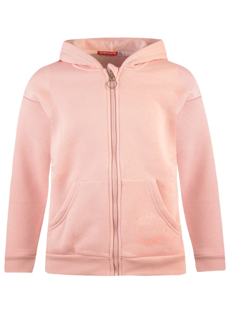 Fleece ζακέτα Energiers Basic Line με κουκούλα | ΡΟΖ Fleece ζακέτα Energiers Basic Line με κουκούλα | ΡΟΖ