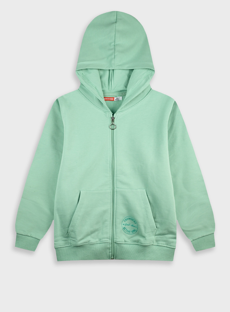 Fleece ζακέτα Energiers Basic Line με κουκούλα | ΜΕΝΤΑ