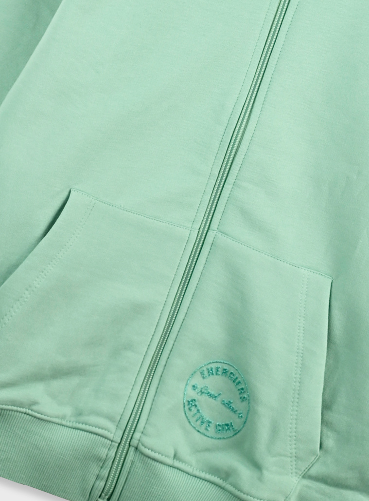 Fleece ζακέτα Energiers Basic Line με κουκούλα | ΜΕΝΤΑ