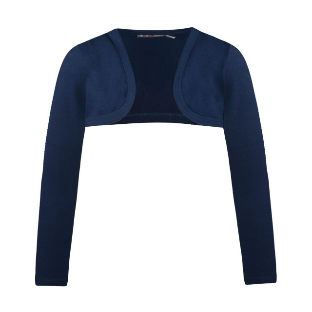 Basic Line bolero for girls | NAVY