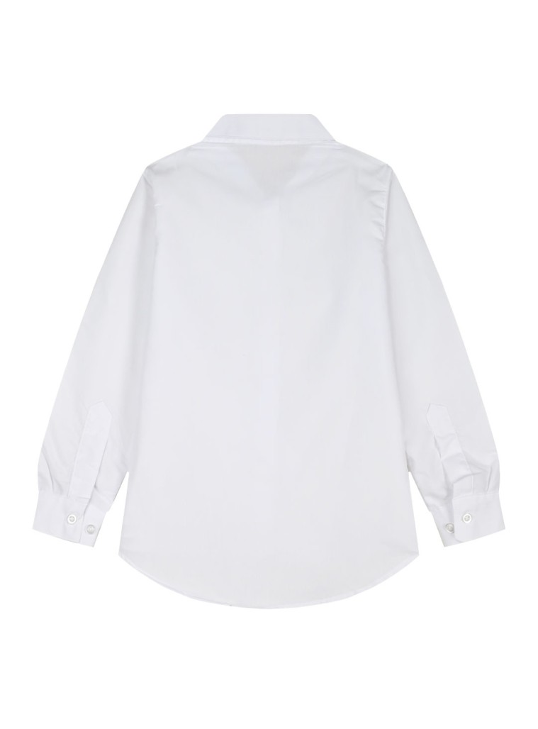 Energiers Basic Line button down shirt for girls | WHITE