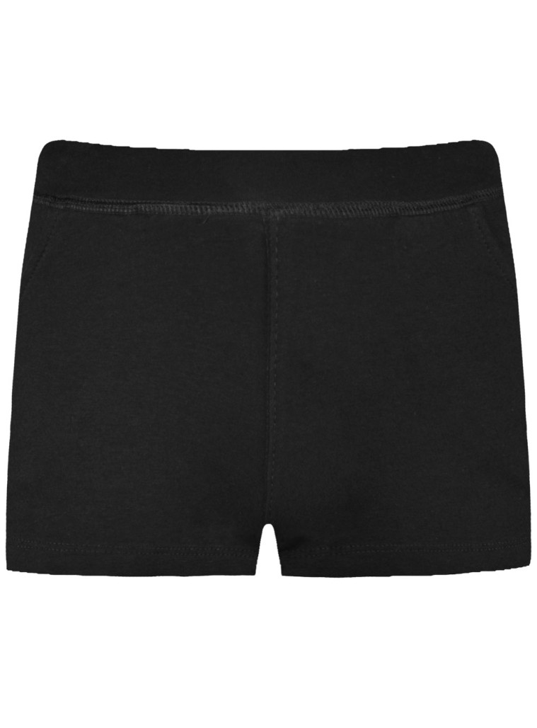 Basic Line shorts for girls | NEGRO