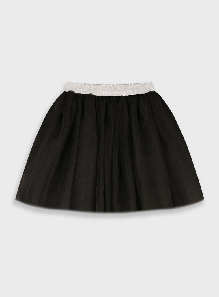 Energiers Basic Line φούστα με τούλι για κορίτσι | ΜΑΥΡΟ