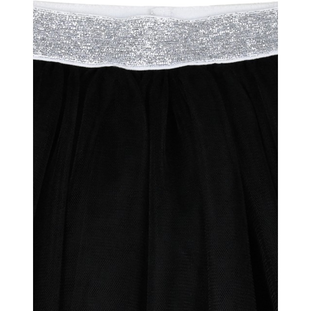 Energiers Basic Line tulle skirt for girls | BLACK