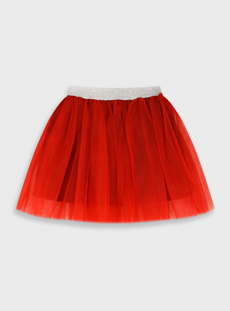 Energiers Basic Line φούστα με τούλι για κορίτσι | ΚΟΚΚΙΝΟ