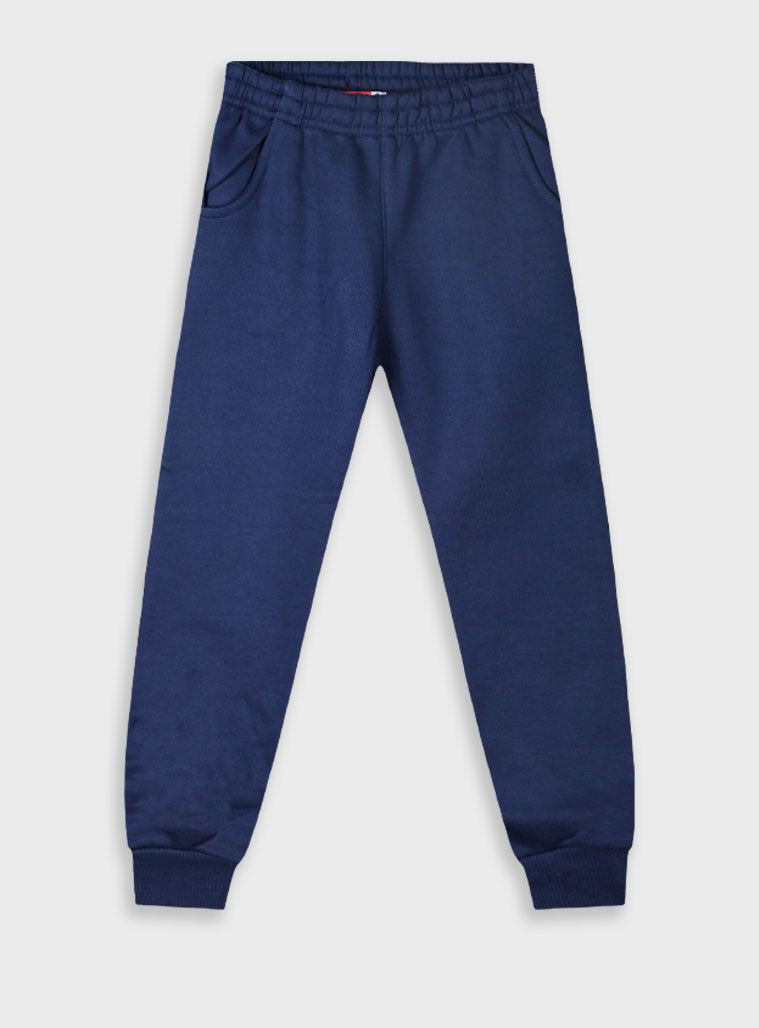 Energiers Basic Line fleece sweatpants for girls | NAVY