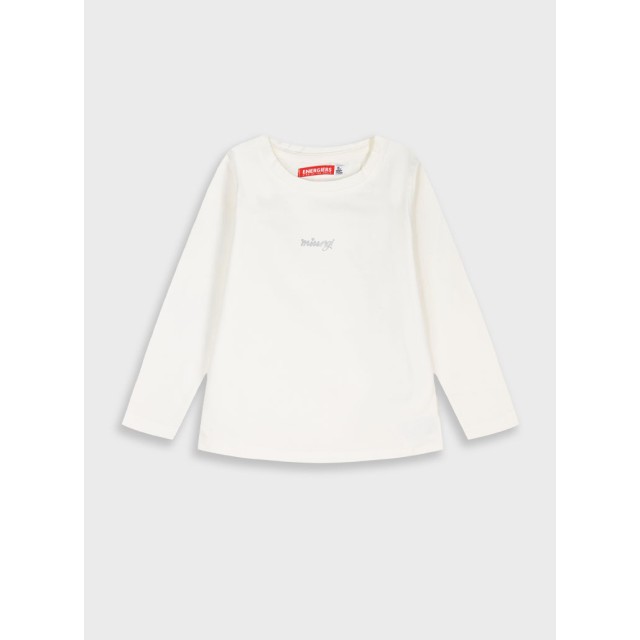 Energiers Basic Line shirt for girls | ECRU