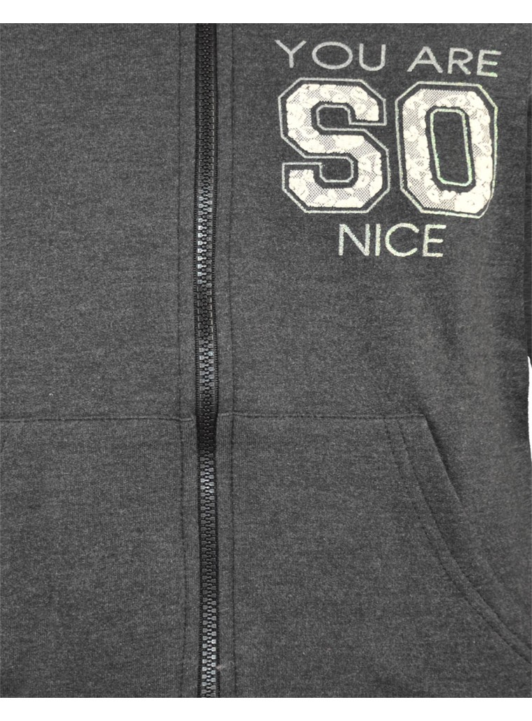 Energiers Basic Line fleece jacket with hood and glitter details | BLACK Energiers Basic Line fleece jacket with hood and glitter details | BLACK