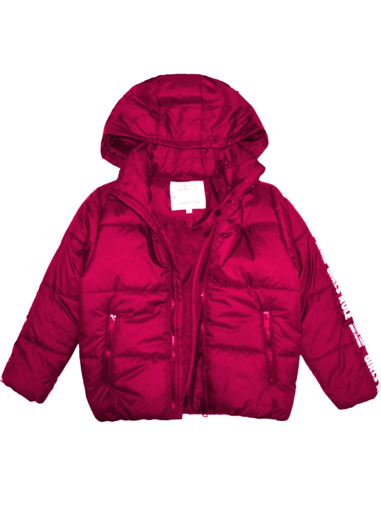 Jacket with stand up collar and decorative tapes at sleeves | VIOLET