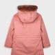 Coat with hood for girls | PINK