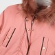 Coat with hood for girls | PINK