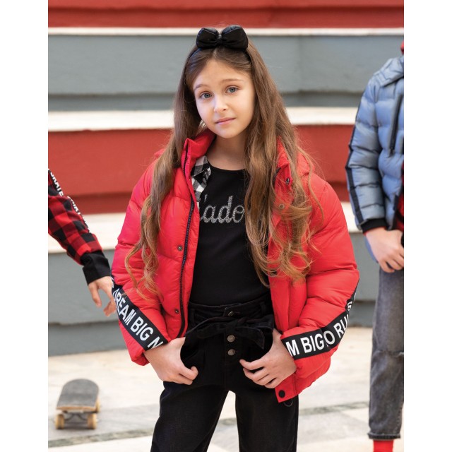 Τζάκετ με tape | ΚΟΚΚΙΝΟ