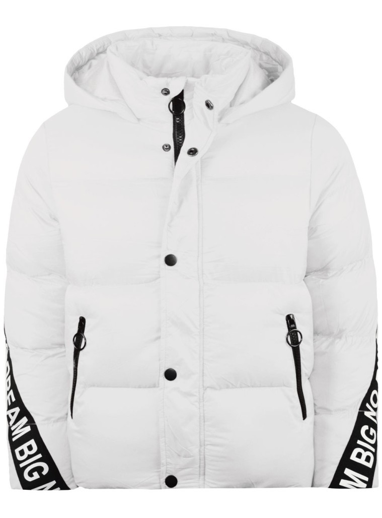 Jacket with tape | WHITE
