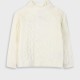 Knit sweater for girls | ECRU