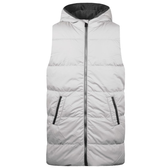 Long sleevless jacket-Available at size No 18 | WHITE