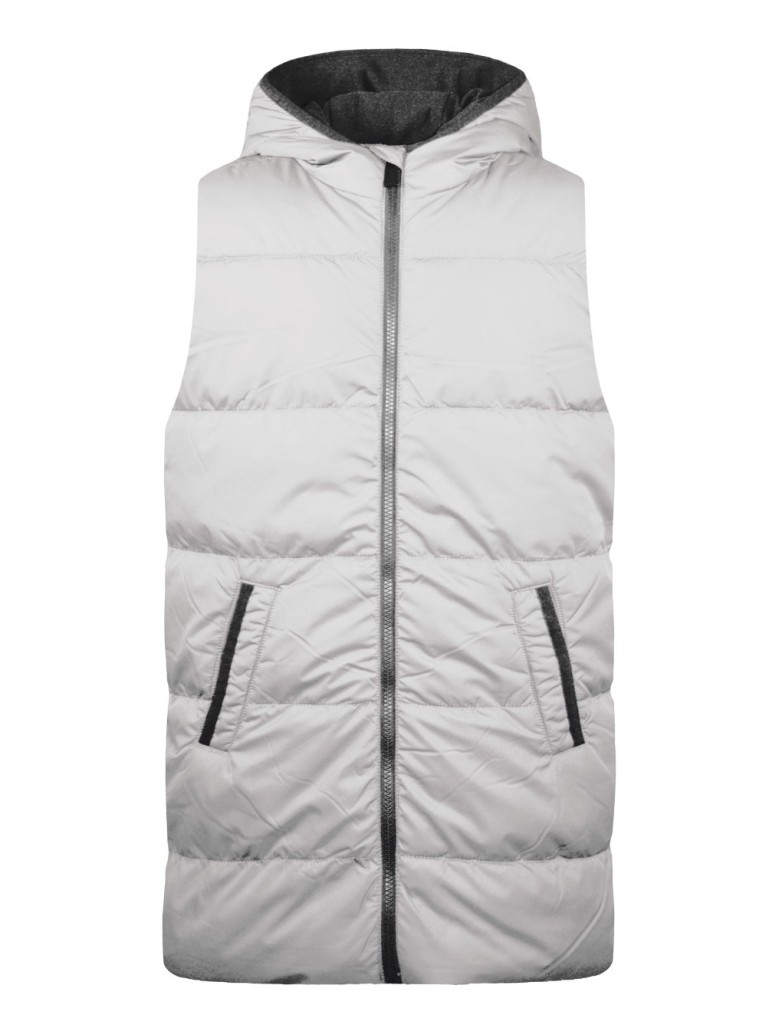 Long sleevless jacket-Available at size No 18 | WHITE Long sleevless jacket-Available at size No 18 | WHITE