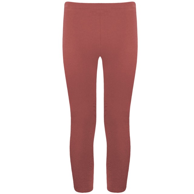 Energiers Basic Line leggings for girls | TERRACOTTA