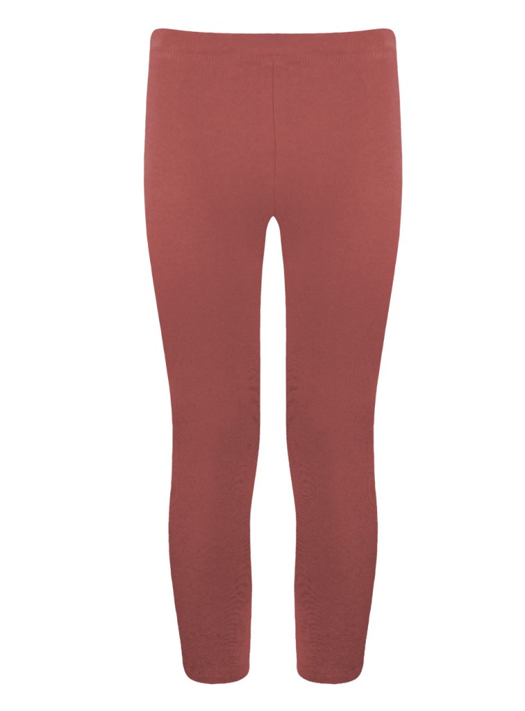 Energiers Basic Line leggings for girls | TERRACOTTA