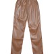 Imitation leather pants for girls | MOCHA MOUSSE
