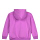 Girl΄s fleece blouse with hood and velour print | DAHLIA