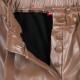 Imitation leather shorts for girls | MOCHA MOUSSE