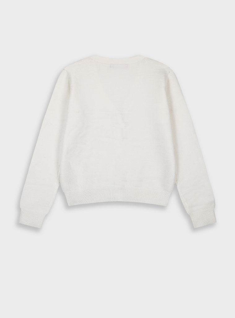 Πλεκτή ζακέτα για κορίτσι | ΕΚΡΟΥ Πλεκτή ζακέτα για κορίτσι | ΕΚΡΟΥ