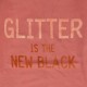 Girl΄s jersey blouse with glitter and velour print on the chest | TERRACOTTA