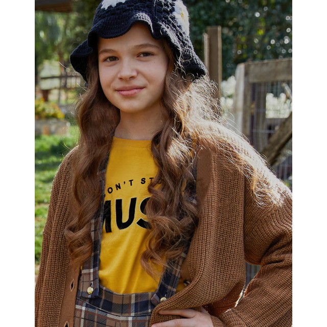 Μπλούζα μακό με τύπωμα και αναστρέψιμες παγιέτες | ΚΕΧΡΙΜΠΑΡΙ