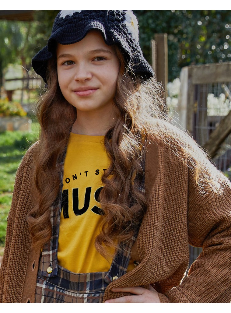 Μπλούζα μακό με τύπωμα και αναστρέψιμες παγιέτες | ΚΕΧΡΙΜΠΑΡΙ