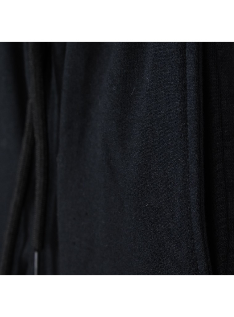 Παντελόνα φούτερ φαρδιά γραμμή για κορίτσι | ΜΑΥΡΟ