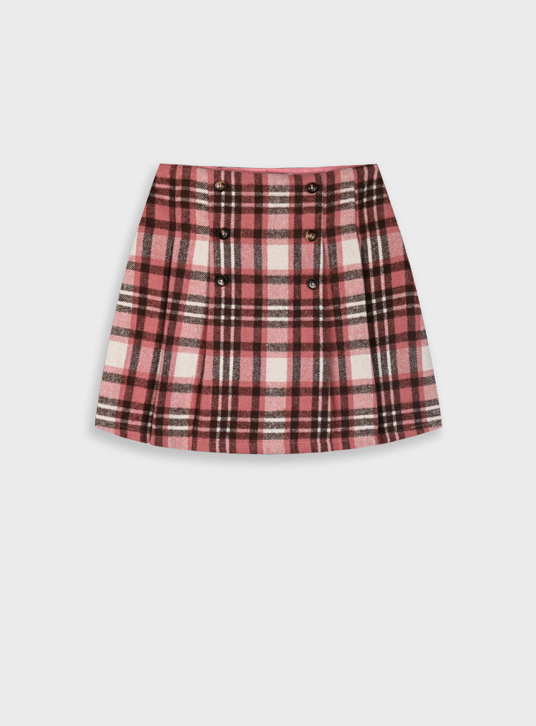 Καρώ φούστα για κορίτσι | ΚΑΡΡΩ