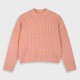 Πλεκτό πουλόβερ για κορίτσι | ΣΚΟΝΙΣΜΕΝΟ ΡΟΖ Πλεκτό πουλόβερ για κορίτσι | ΣΚΟΝΙΣΜΕΝΟ ΡΟΖ