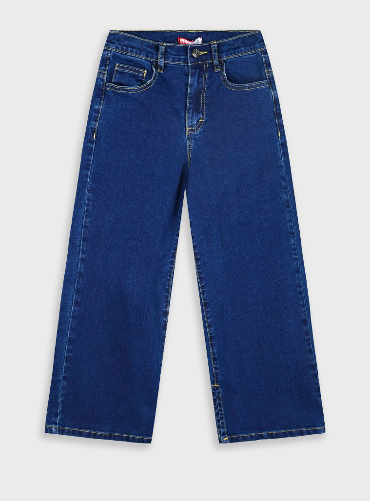 Wide leg jeans for girls | BLUE DENIM Wide leg jeans for girls | BLUE DENIM