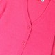 Knit cardigan for girls | MAGENTA Knit cardigan for girls | MAGENTA