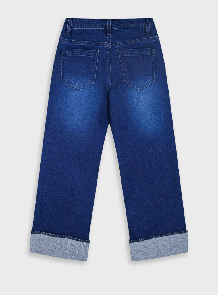Wide leg jeans for girls | BLUE DENIM Wide leg jeans for girls | BLUE DENIM