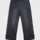 Wide leg jeans for girls | BLACK DENIM