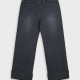 Wide leg jeans for girls | BLACK DENIM