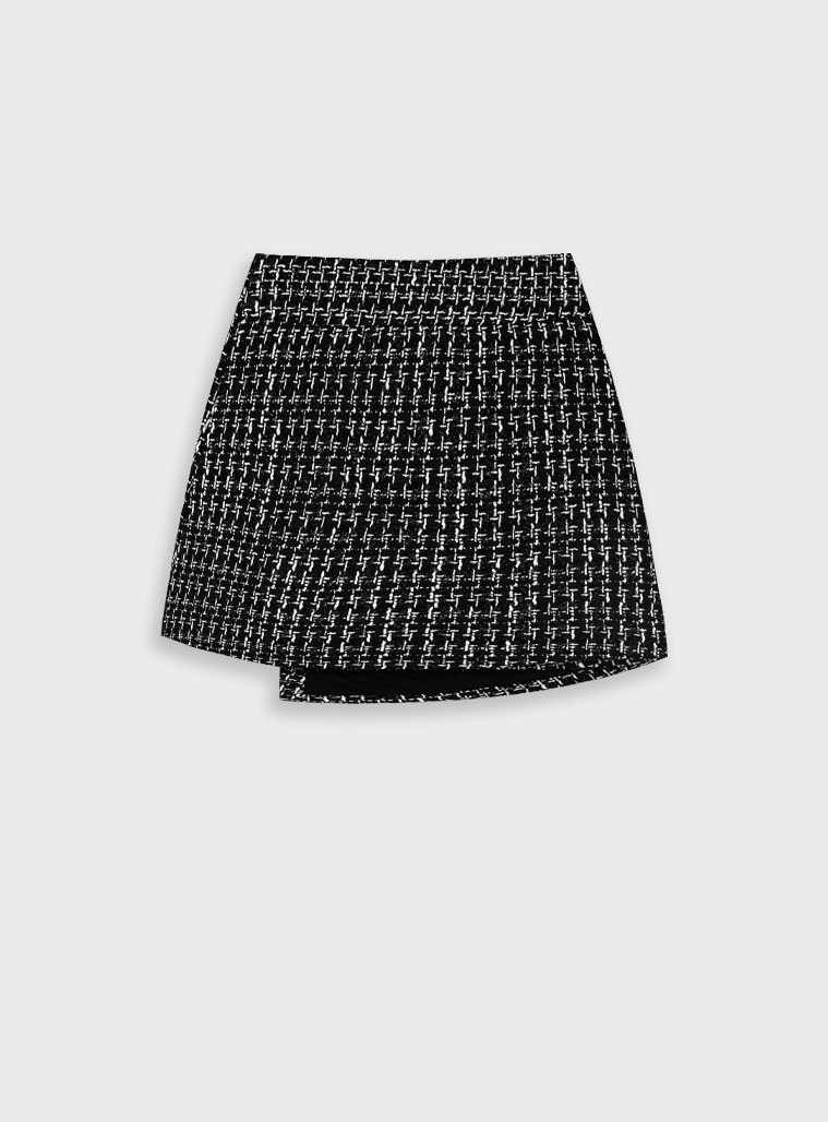 Checkered skirt for girls | BLACK Checkered skirt for girls | BLACK