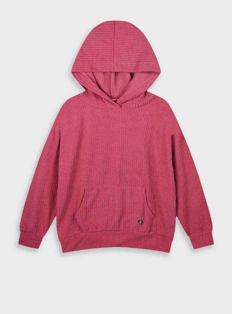 Ribbed hoodie for girls | FRAISE Ribbed hoodie for girls | FRAISE