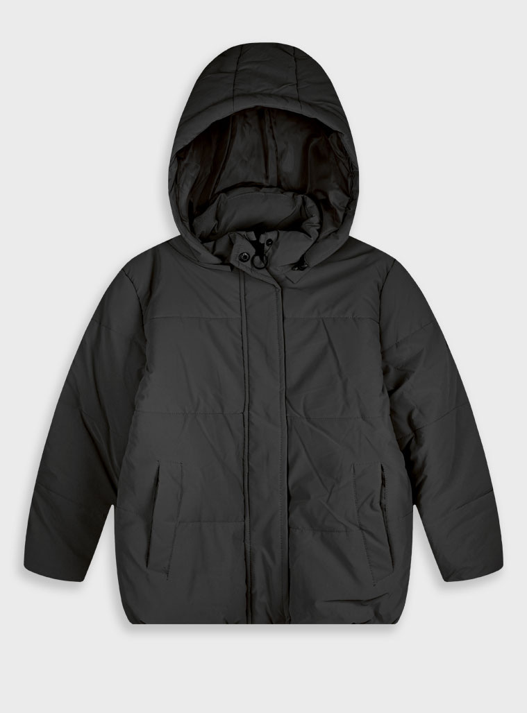 Μπουφάν για κορίτσι | ΜΑΥΡΟ