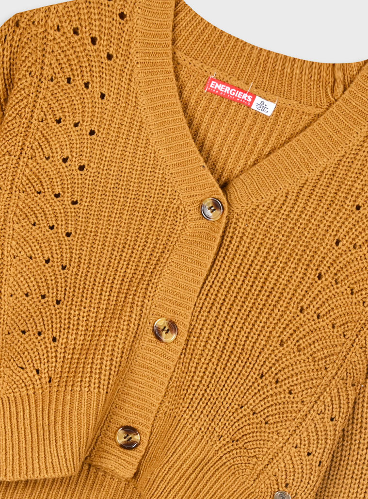 Knit cardigan for girls | AMBER