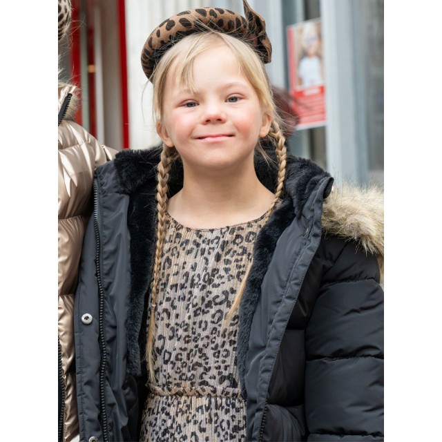 Leopard print dress for girls | ALL OVER PRINT