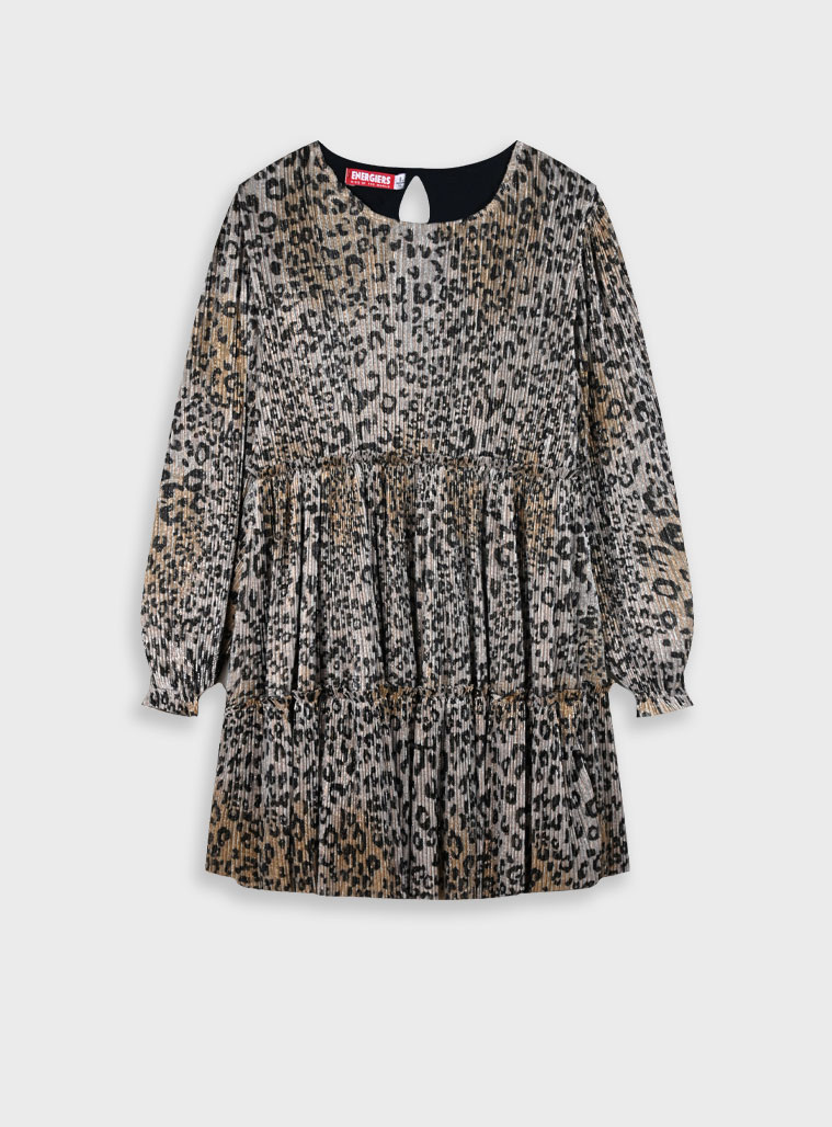 Leopard print dress for girls | ALL OVER PRINT