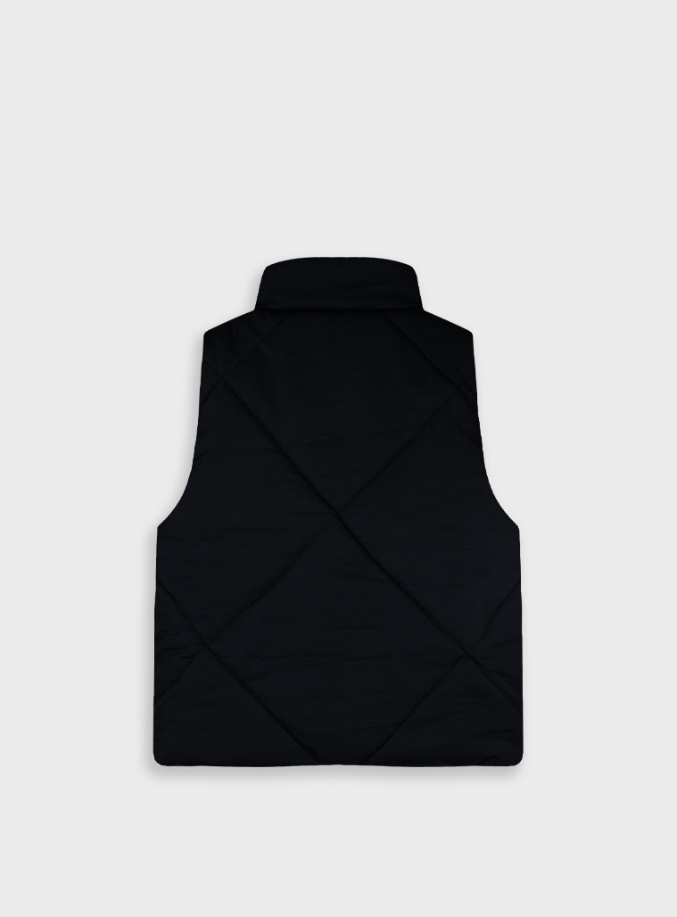 Sleeveless vest jacket for girls | BLACK Sleeveless vest jacket for girls | BLACK