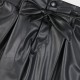 Imitation leather shorts for girls | BLACK Imitation leather shorts for girls | BLACK