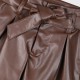 Imitation leather shorts for girls | BROWN Imitation leather shorts for girls | BROWN