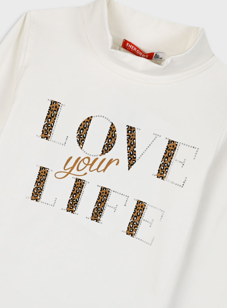 Μακό ζιβάγκο με τύπωμα για κορίτσι | ΕΚΡΟΥ