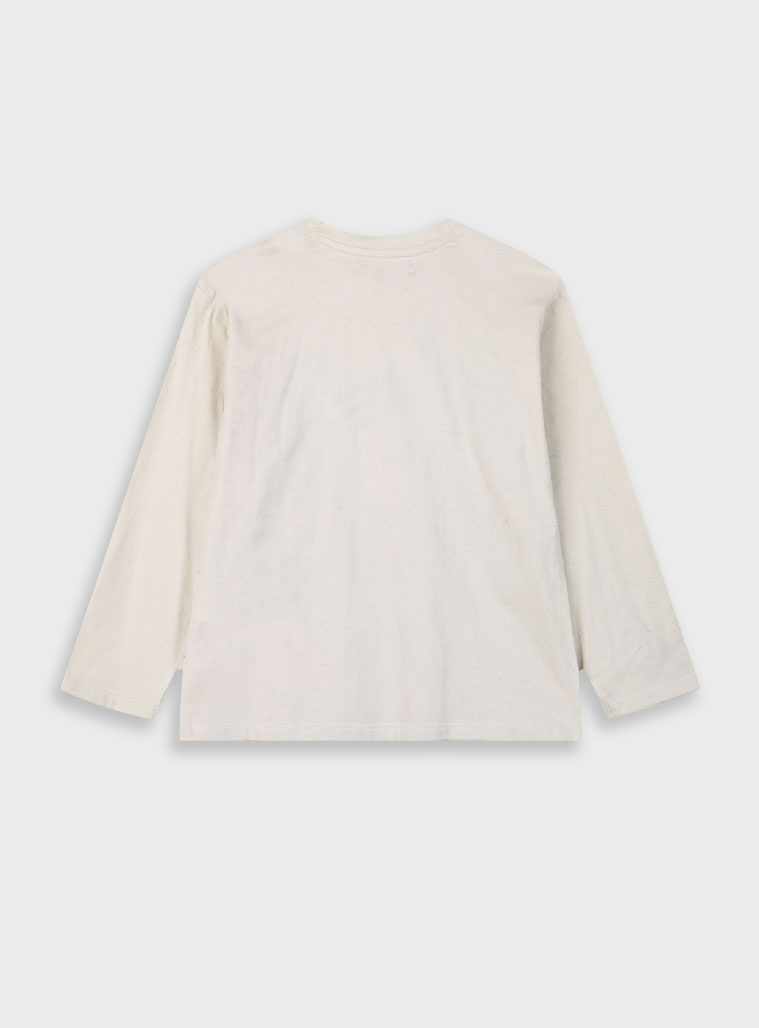 Jersey shirt with print for girls | CREAM Jersey shirt with print for girls | CREAM